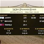 preakness bet payouts
